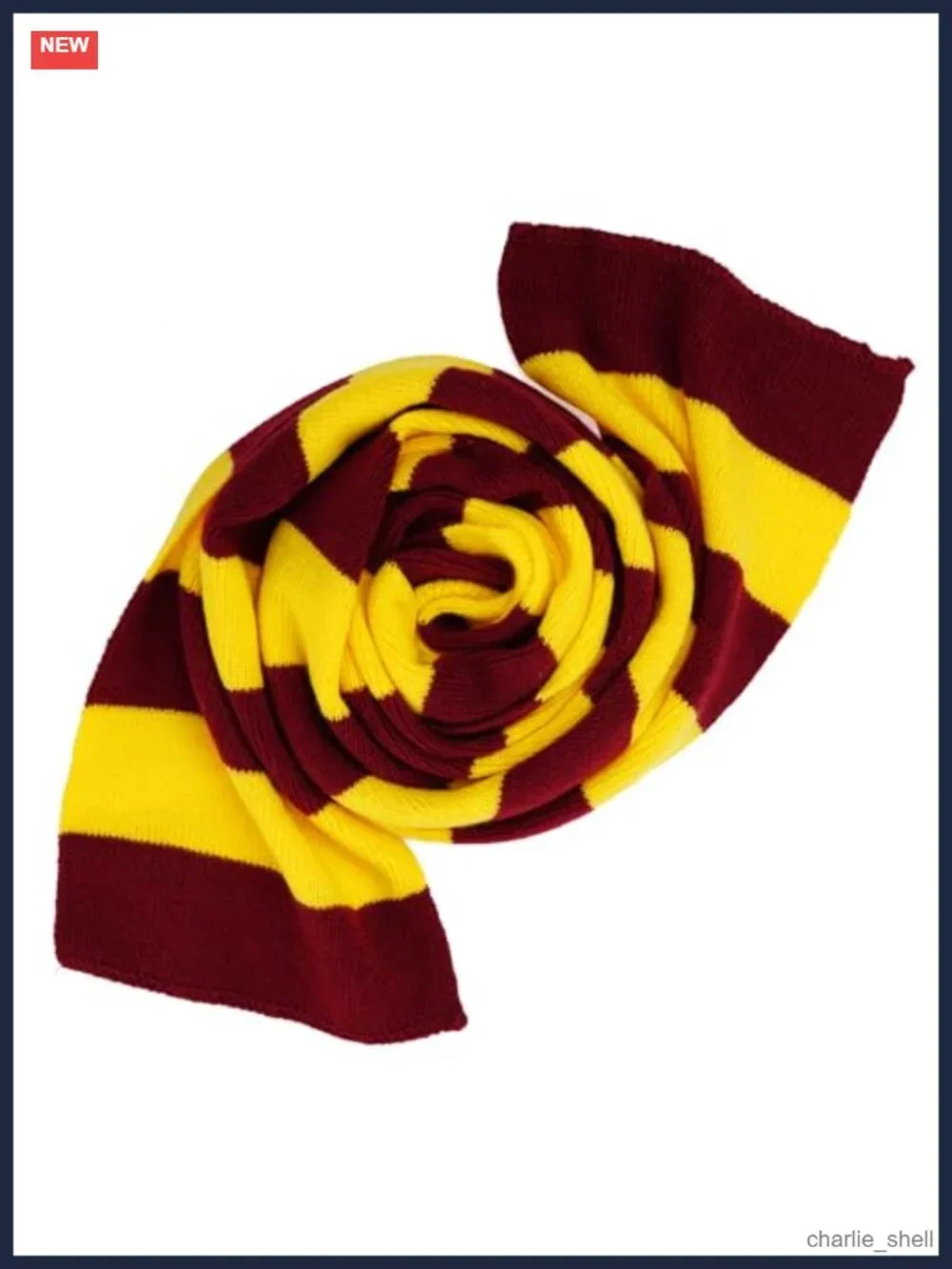 Soft Knit Striped Scarf Wizard Cosplay Costume Accessory Halloween Christmas